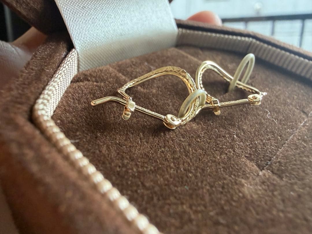 アガットagete K18フープピアス