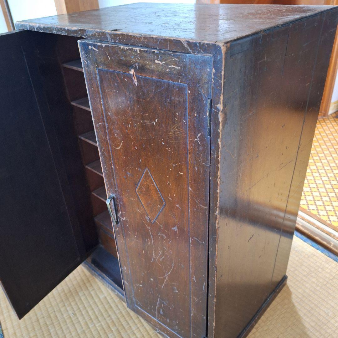 昭和　レトロ　レコード　棚　ヴィンテージ