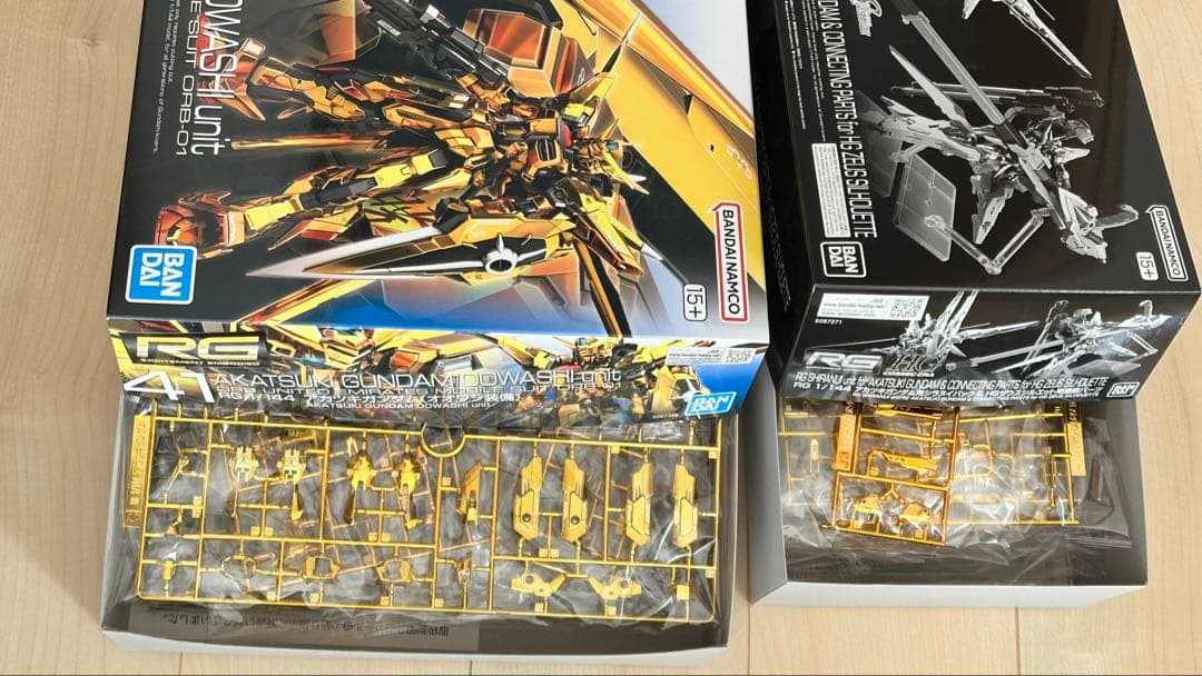 た*ー様 ＲＧ 1/144 アカツキ & シラヌイパック ゼウスシルエット用接続