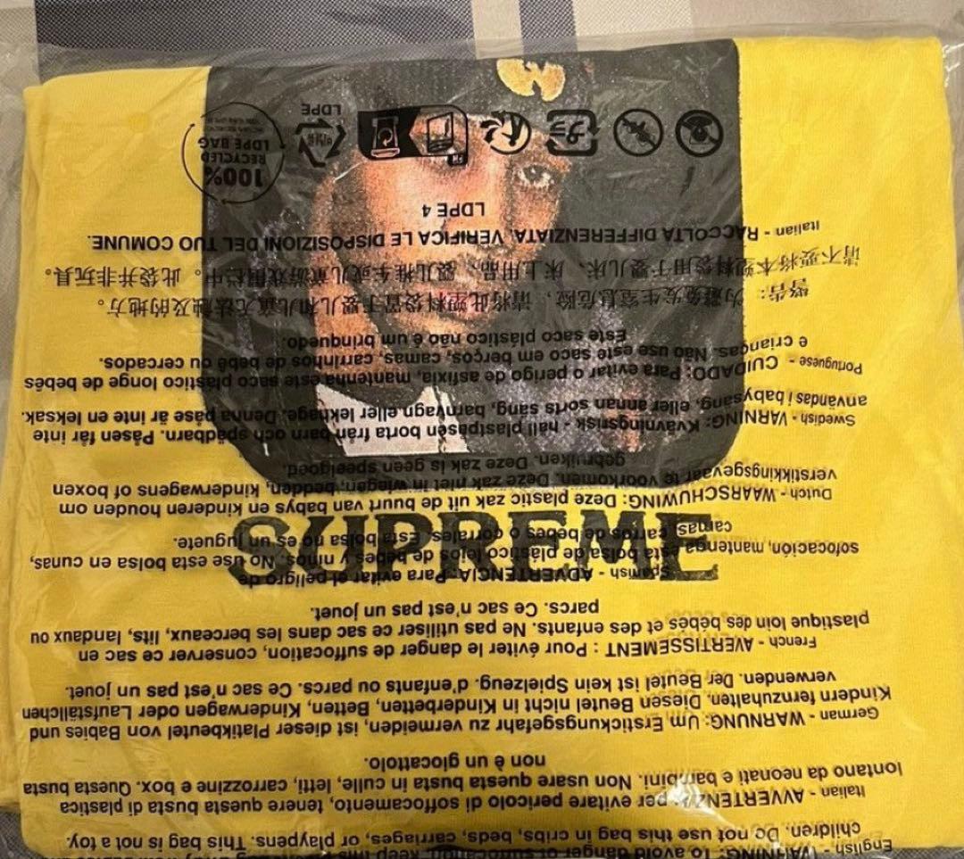 トップス Supreme x Wu-Tang RZA Tee \"Yellow\" XL