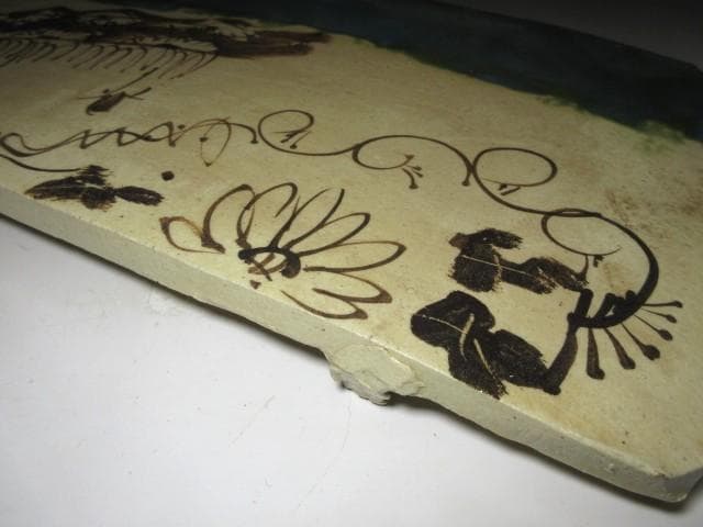 北大路魯山人 於里辺 まな板皿／黒田陶々庵 識／共箱 共布／貴重