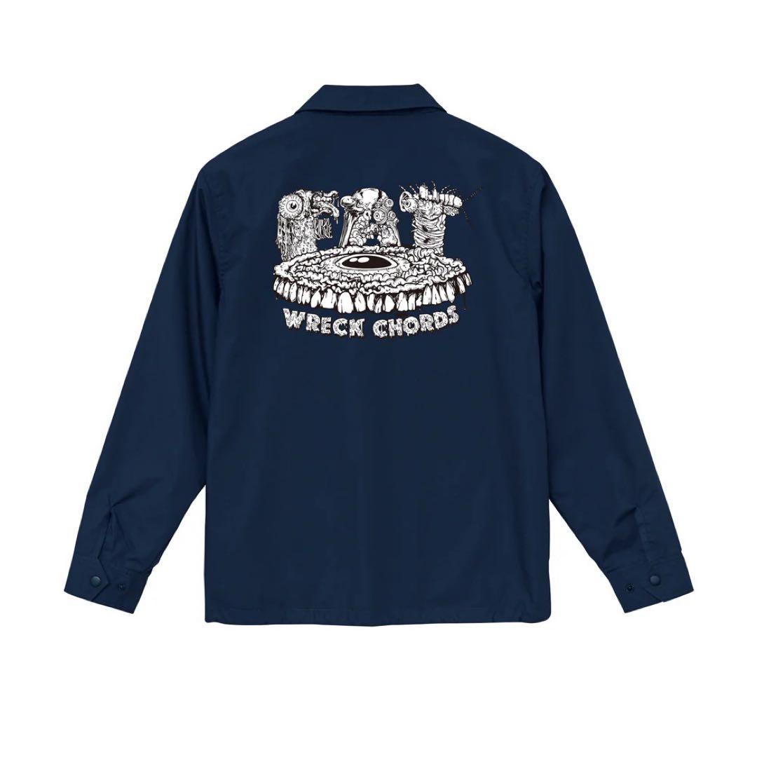 FAT WRECK CHORDS コーチジャケット hi standard 紺