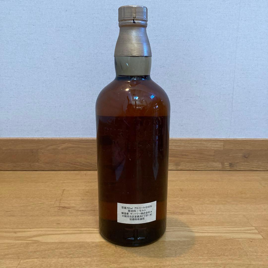 サントリー 山崎 12年 ピュアモルトウイスキー 特級760ml 木箱入り未開封