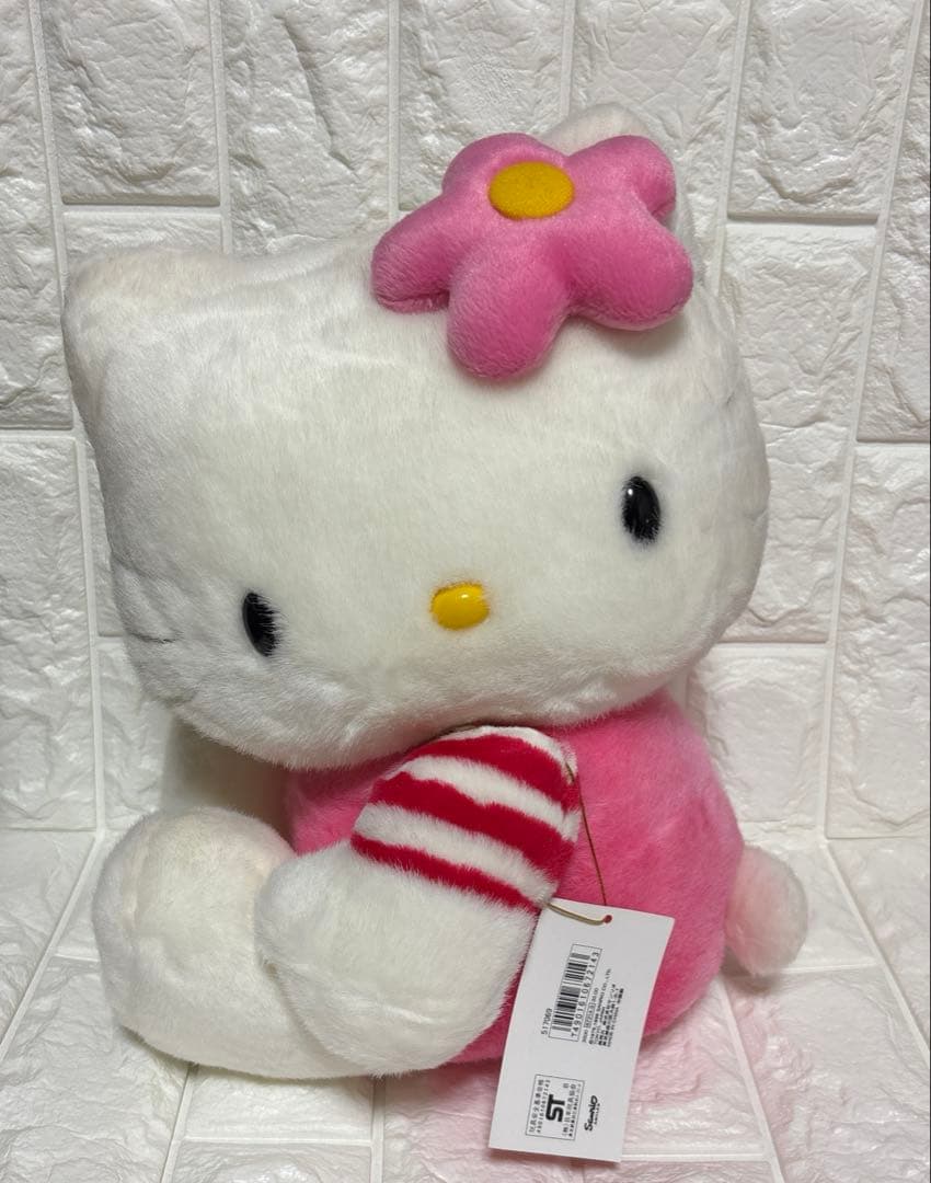 激レア　美品　サンリオ　ハローキティ 特大 1998年製　お花キティ