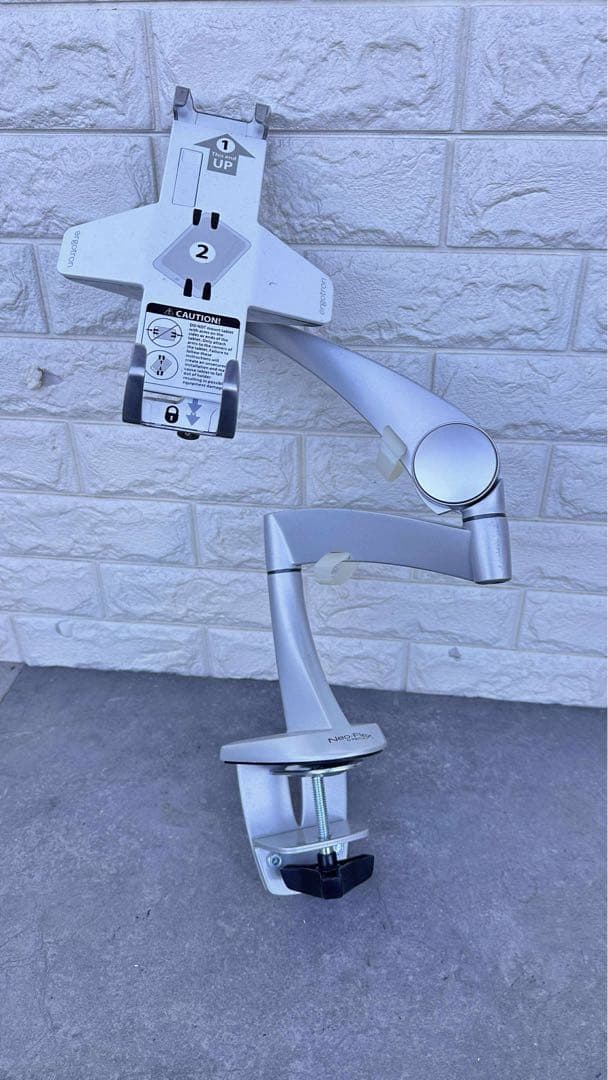 エルゴトロン Neo-Flex デスクモニターアーム タブレット用クレードル付き