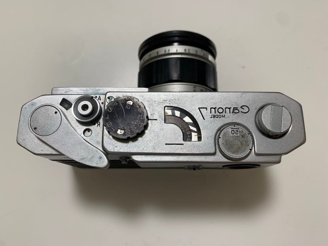 Canon 7レンジファインダーカメラ 純正 レザーケース付き キヤノンフィルム