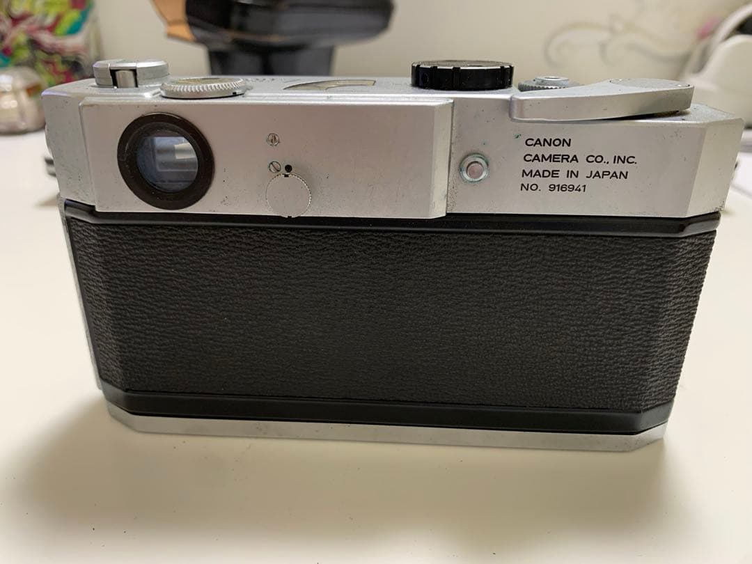 Canon 7レンジファインダーカメラ 純正 レザーケース付き キヤノンフィルム