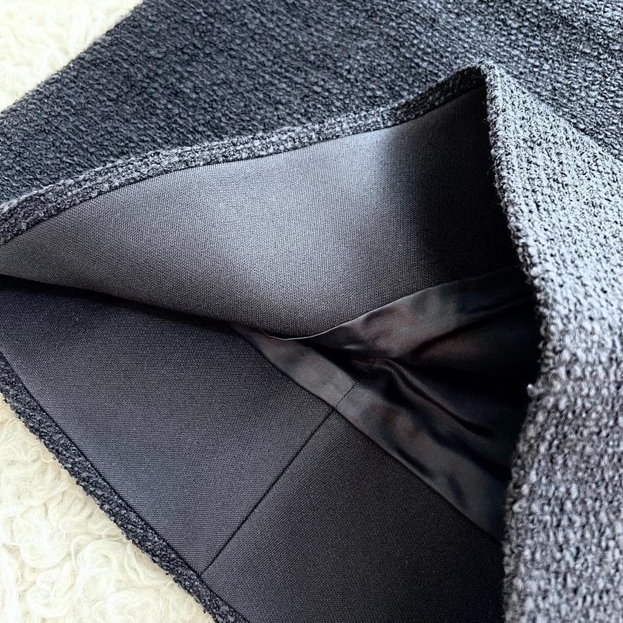 極美品★LOUIS VUITTON★現行★上質ツイード★Aライン★スカート