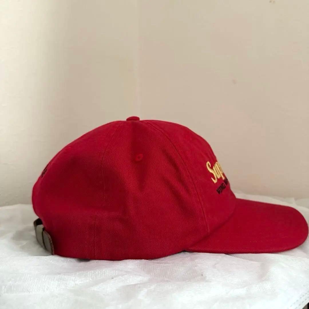 美品‼️シュプリーム ティンバーランド キャップ レッド 希少 コラボ 革ベルト