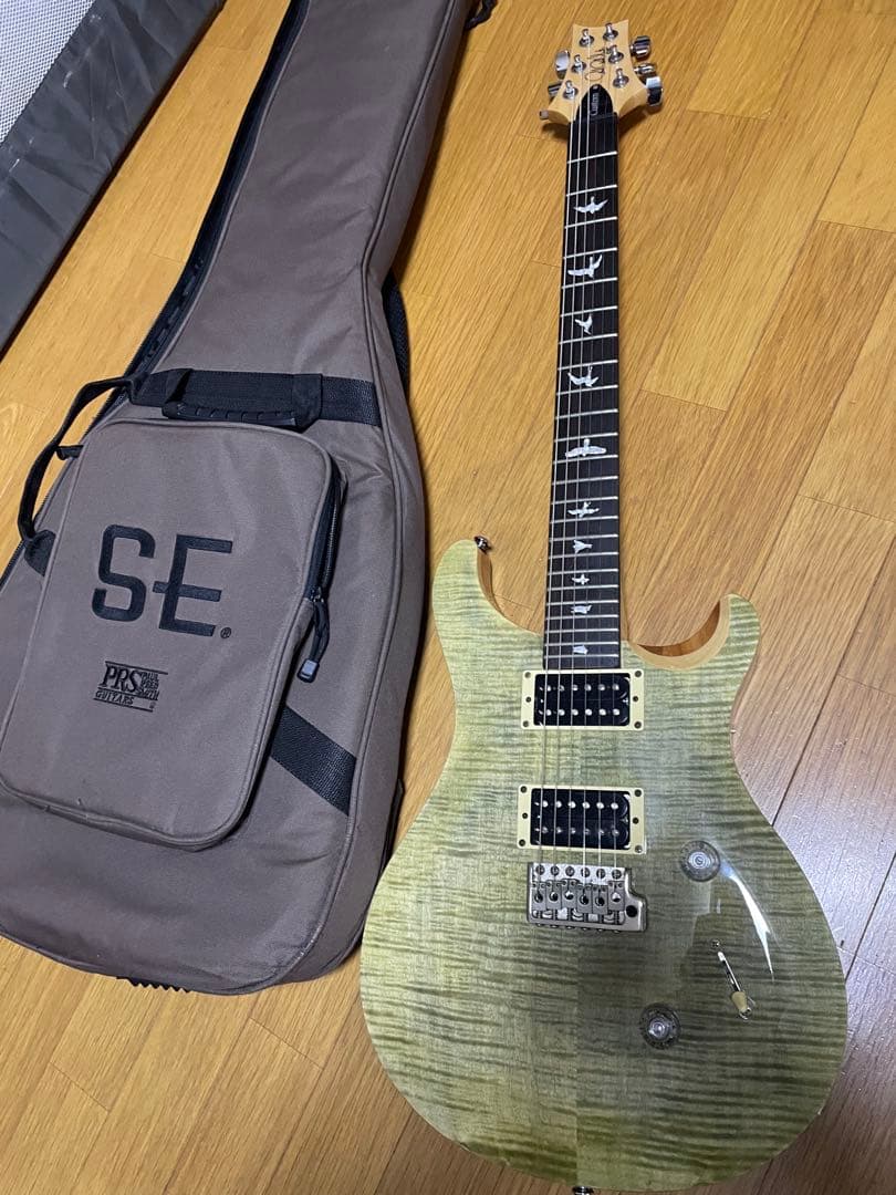 調整済み！PRS SE CUSTOM24 Trampas Green ギブソン