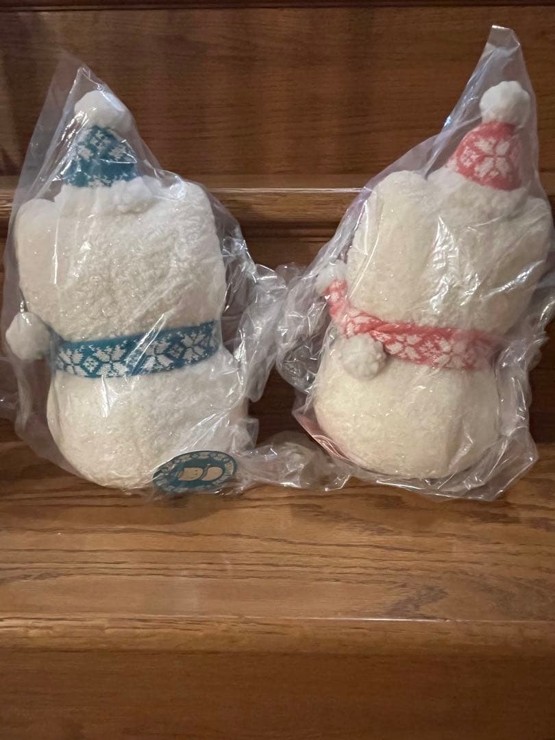 【タグ付き】ハローキティ　ダニエル 雪だるまぬいぐるみ スノウ