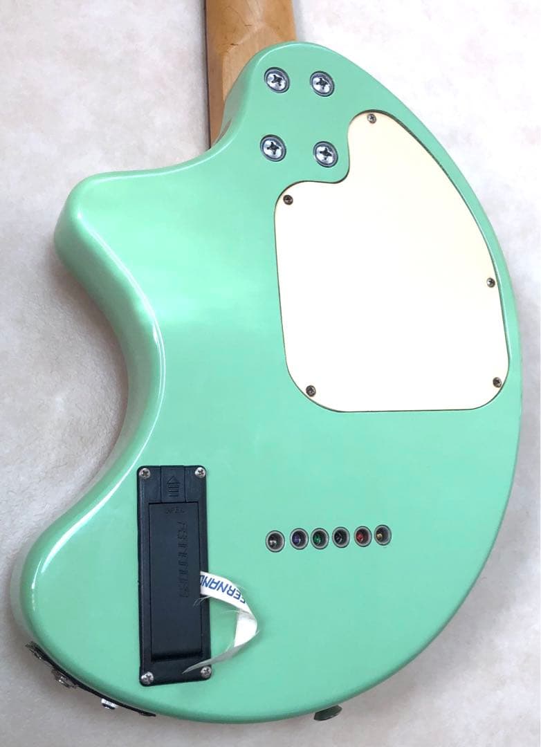 【美品】ZO-3 ミントグリーン アンプ内蔵ミニギター ケース付 ぞーさん