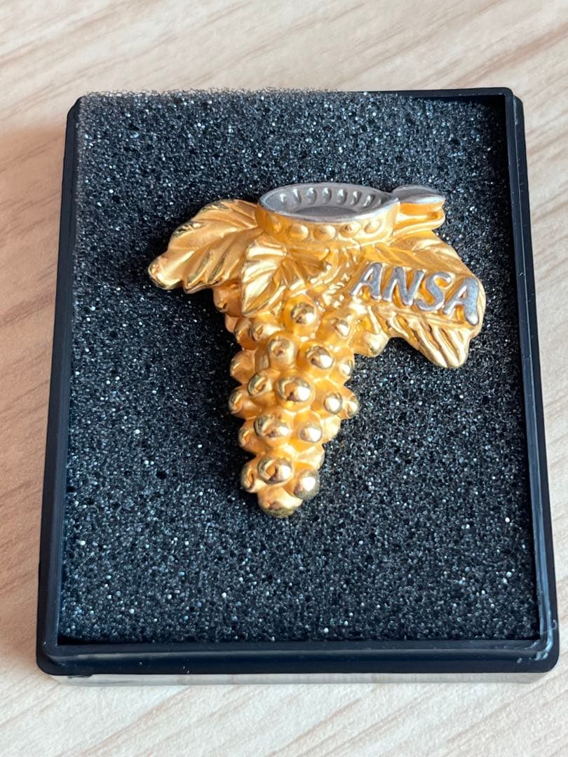 ★本物★再販★ワインコーディネーター　ピンバッジ　ANSA（全日本ソムリエ協会）