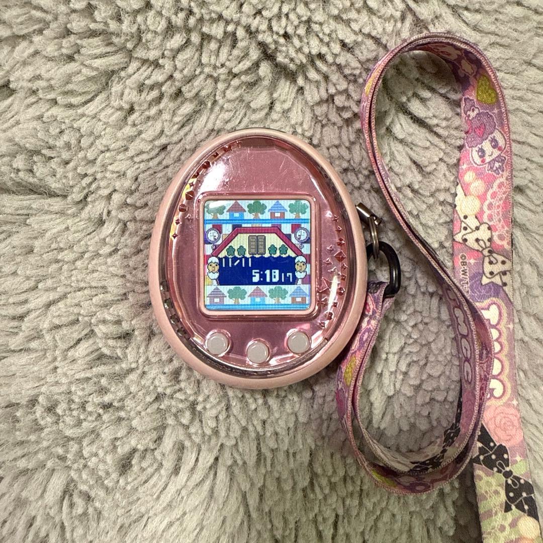 【動作確認済み】たまごっちiDL ピンク　ストラップ付き