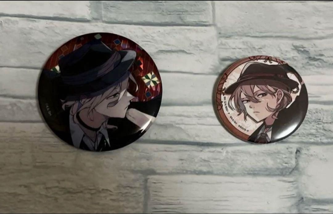 文豪ストレイドッグス　ホログラム缶バッジ C104 中原中也