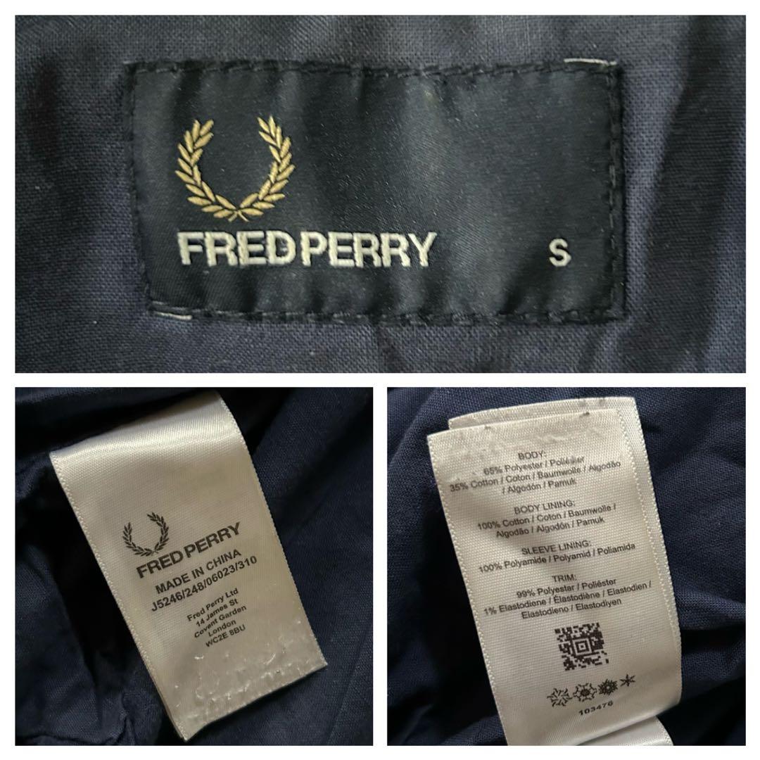 希少FRED PERRYスウィングトップドリズラーハリントンジャケット短丈古着