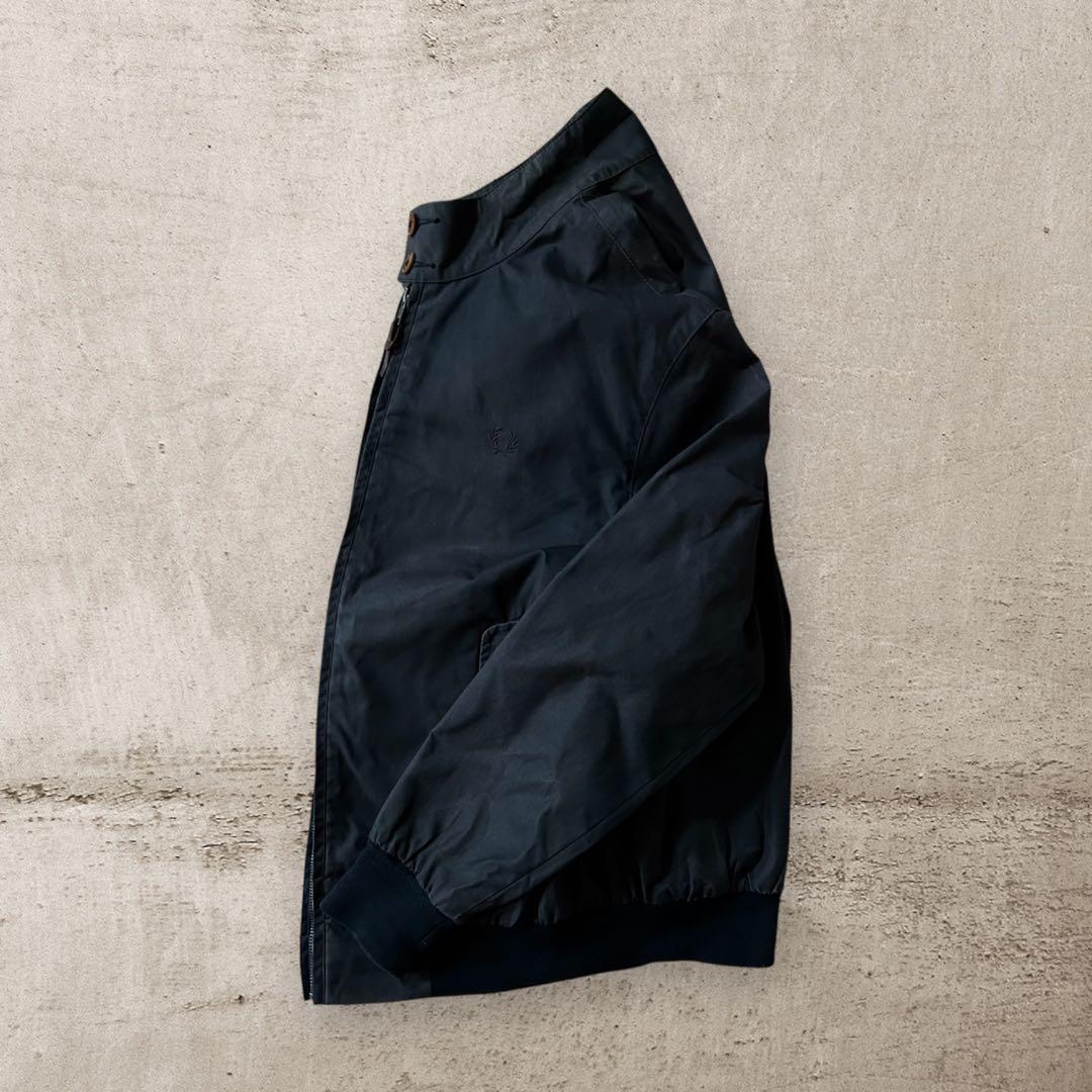 希少FRED PERRYスウィングトップドリズラーハリントンジャケット短丈古着