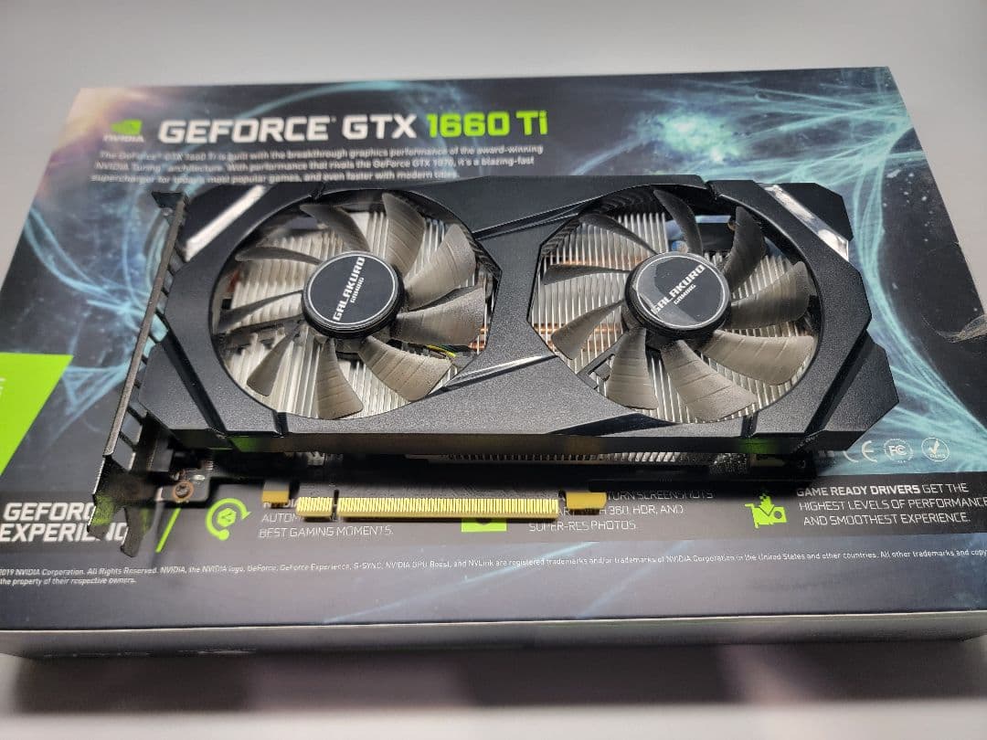 GeForce GTX 1660 Ti 6GB　DP/HDMI/DVI即購入OK