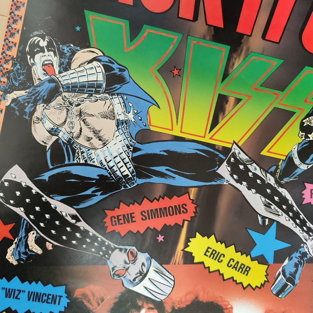 超レア♪　「地獄の回想」KISS LICK IT UP ポスター　当時物　非売品