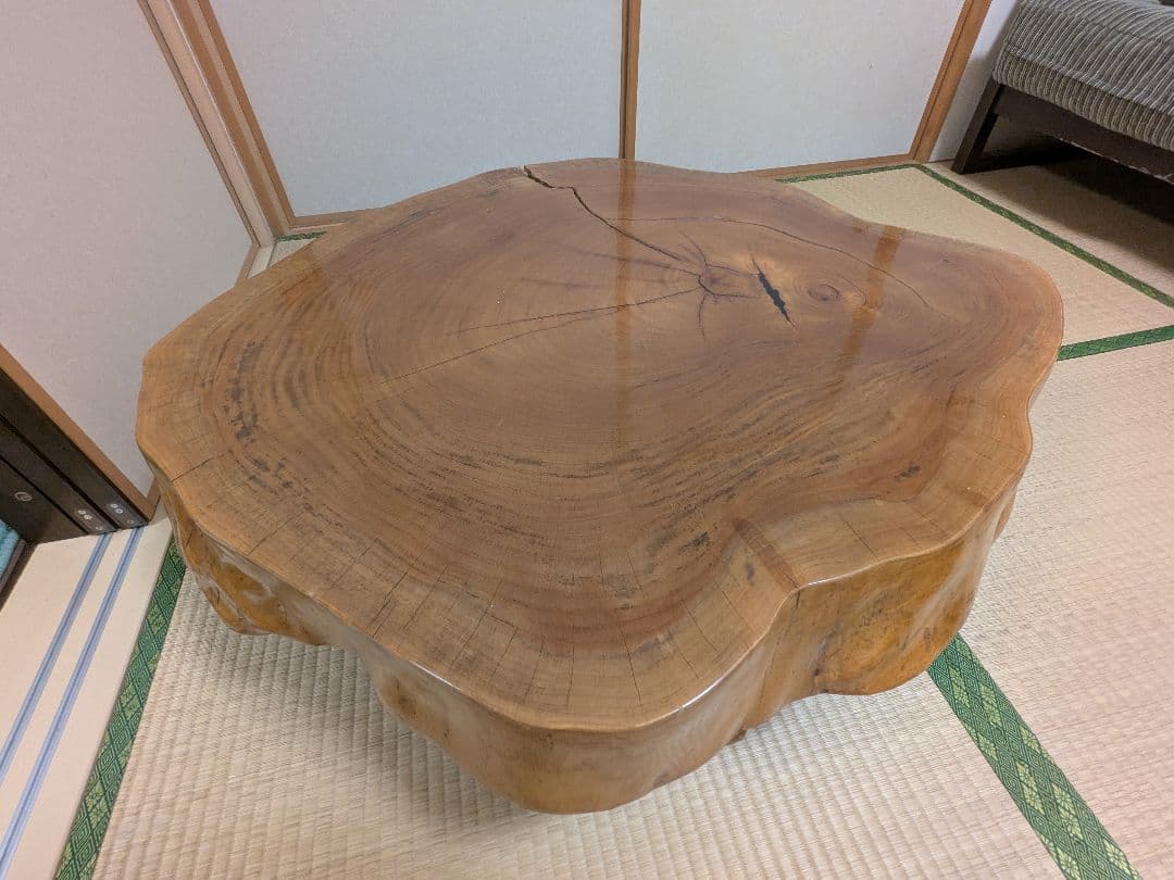 天然木　桜　座卓 約90cm