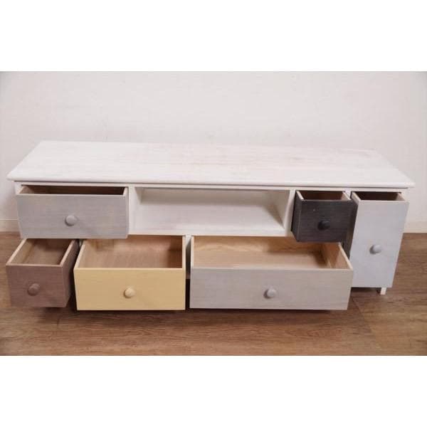 新品・未使用　アウトレットテレビラック　テレビ台　シャビー加工