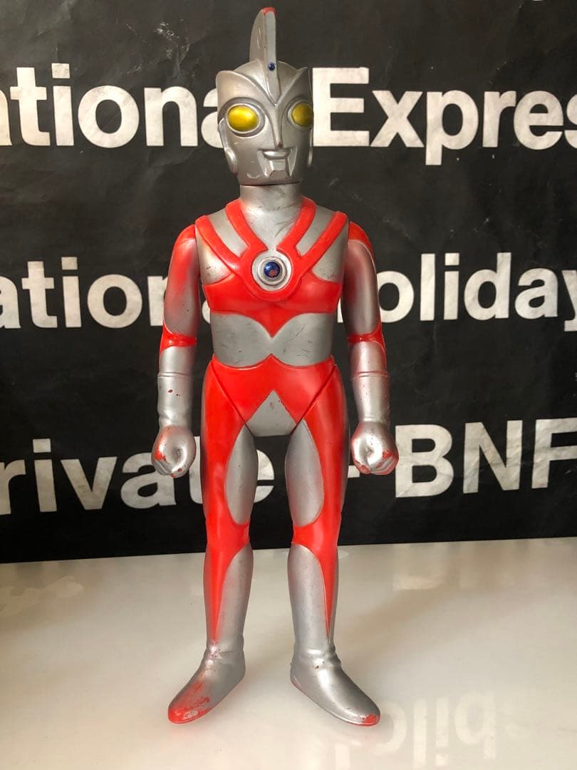 ポピーグレートザウルス　ウルトラマンエース　ソフビ 当時物 31cm poppy