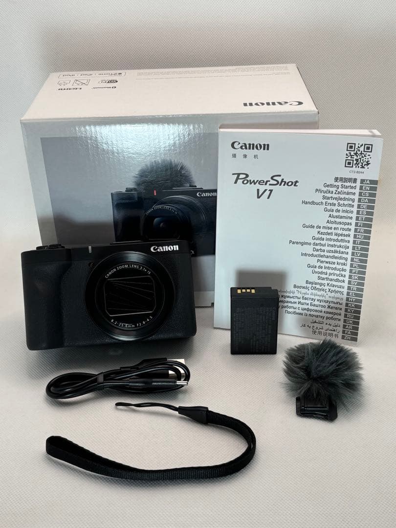 Canon キヤノン PowerShot V1 ブラック★元箱付き・美品★