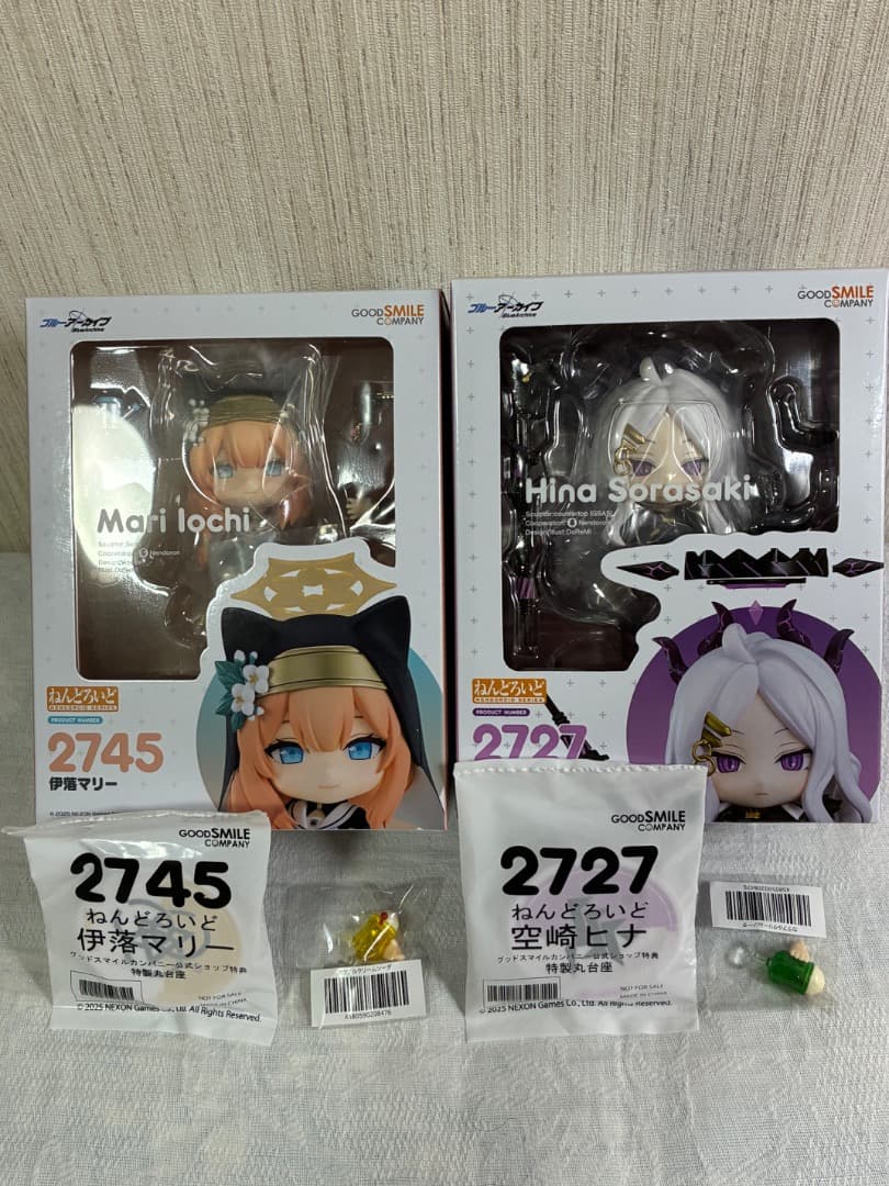 [新品未開封］(特典付き) ねんどろいど　空崎ヒナ&伊落マリー