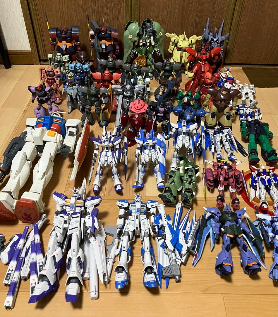 ジャンク　ガンプラ　完成品　まとめ売り　hguc mg プラモデル　ガンダム