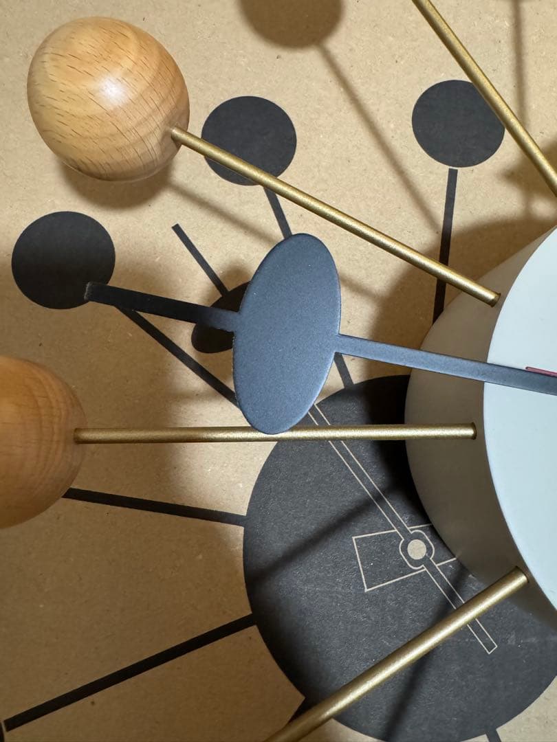 インテリア時計 e Nelson Vitra Ball Clock beech