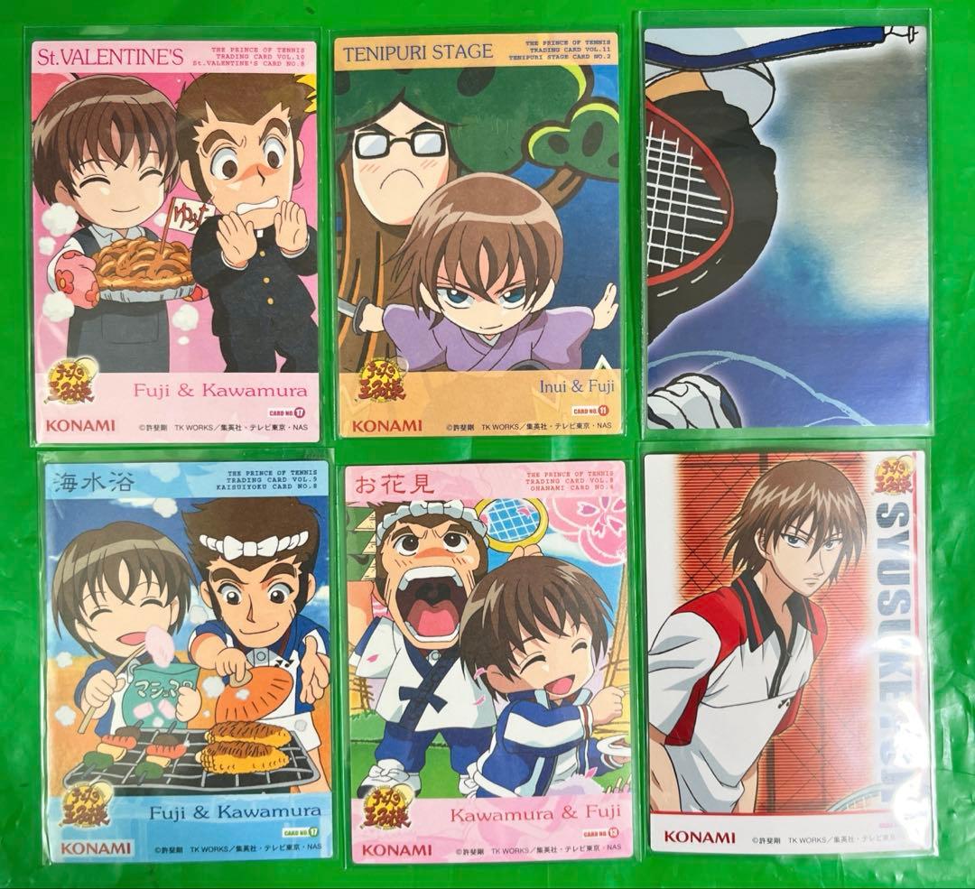 テニスの王子様　不二周助　プリンス　お花見 ステージ バレンタイン トレカ 6枚