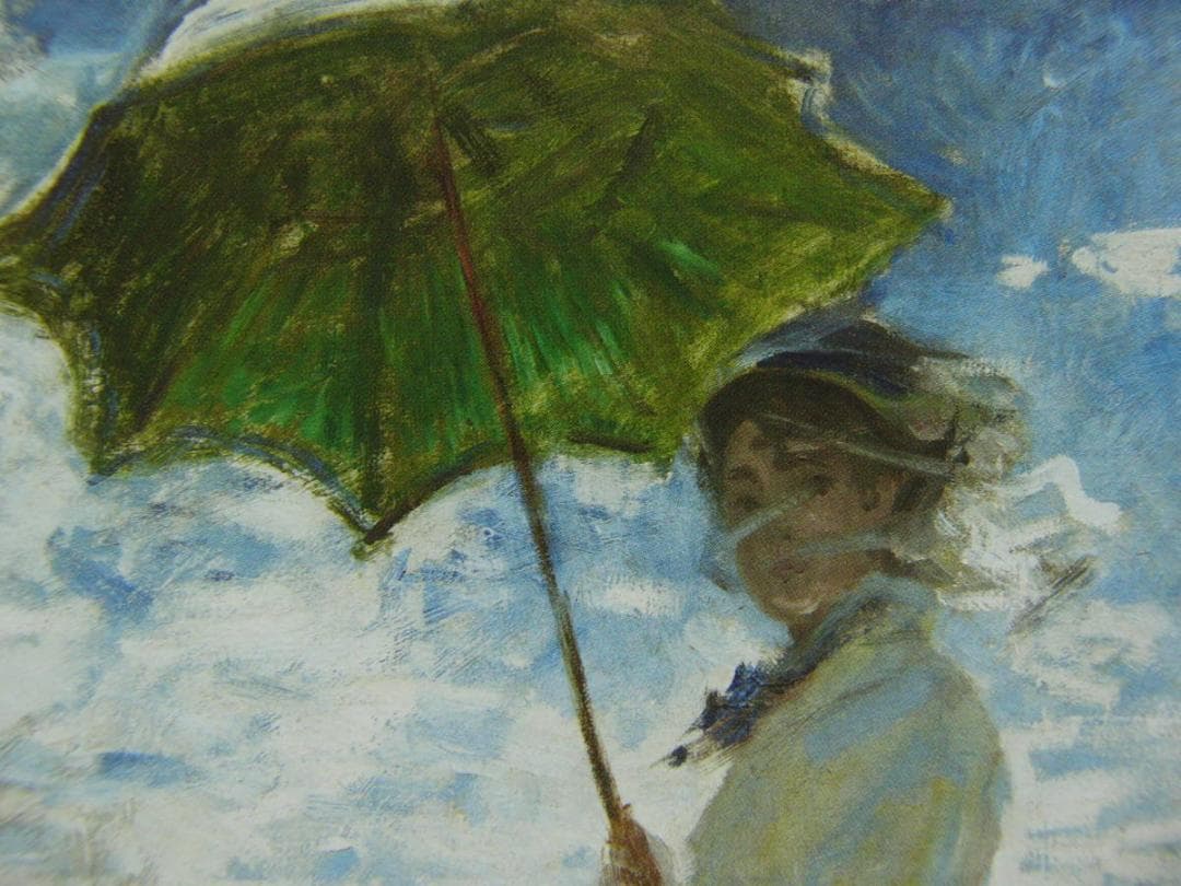 クロード・モネ「Woman with a Parasol-Madame Mone