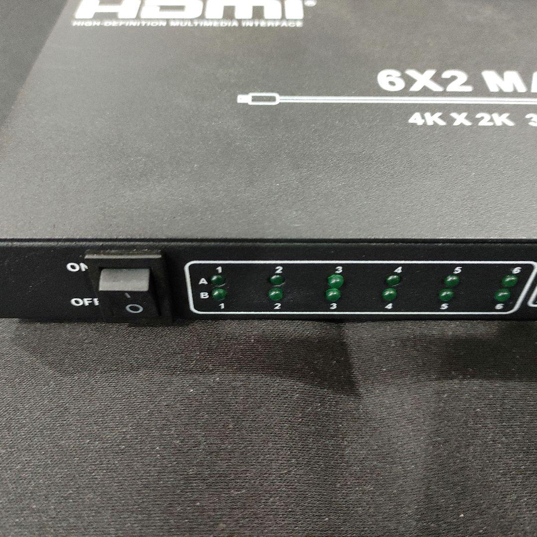 matrixスイッチ 2x6 HDMI 4K pip チェンジャー スプリッター
