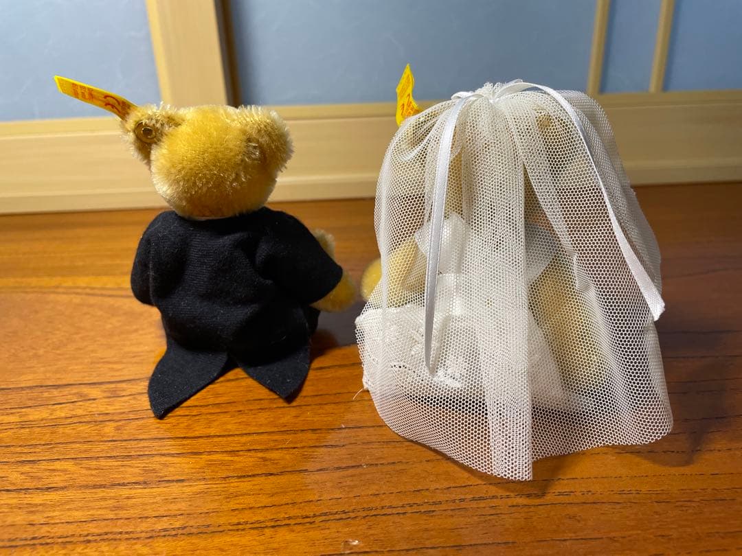 シュタイフ　ウエディングベア　ヴィンテージ　結婚式　ウェルカムベア