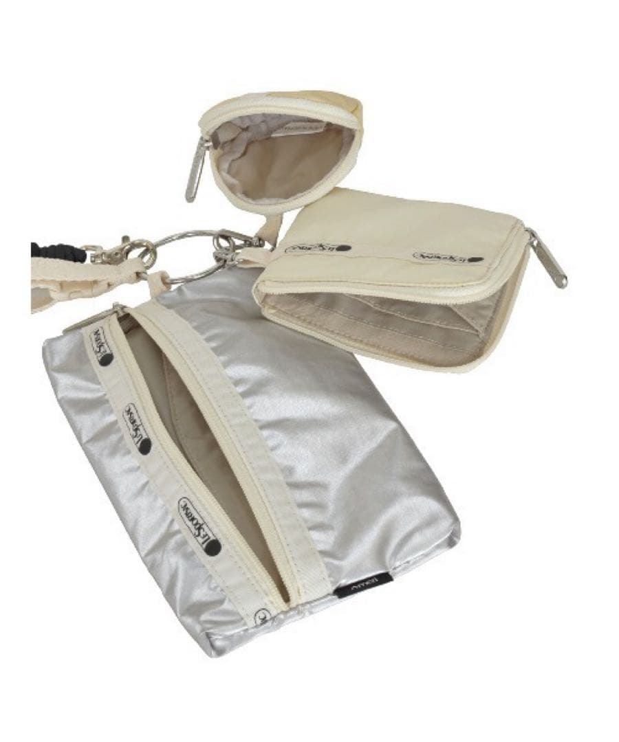 即完品 LeSportsac×Ameri Multi Pouch シルバー