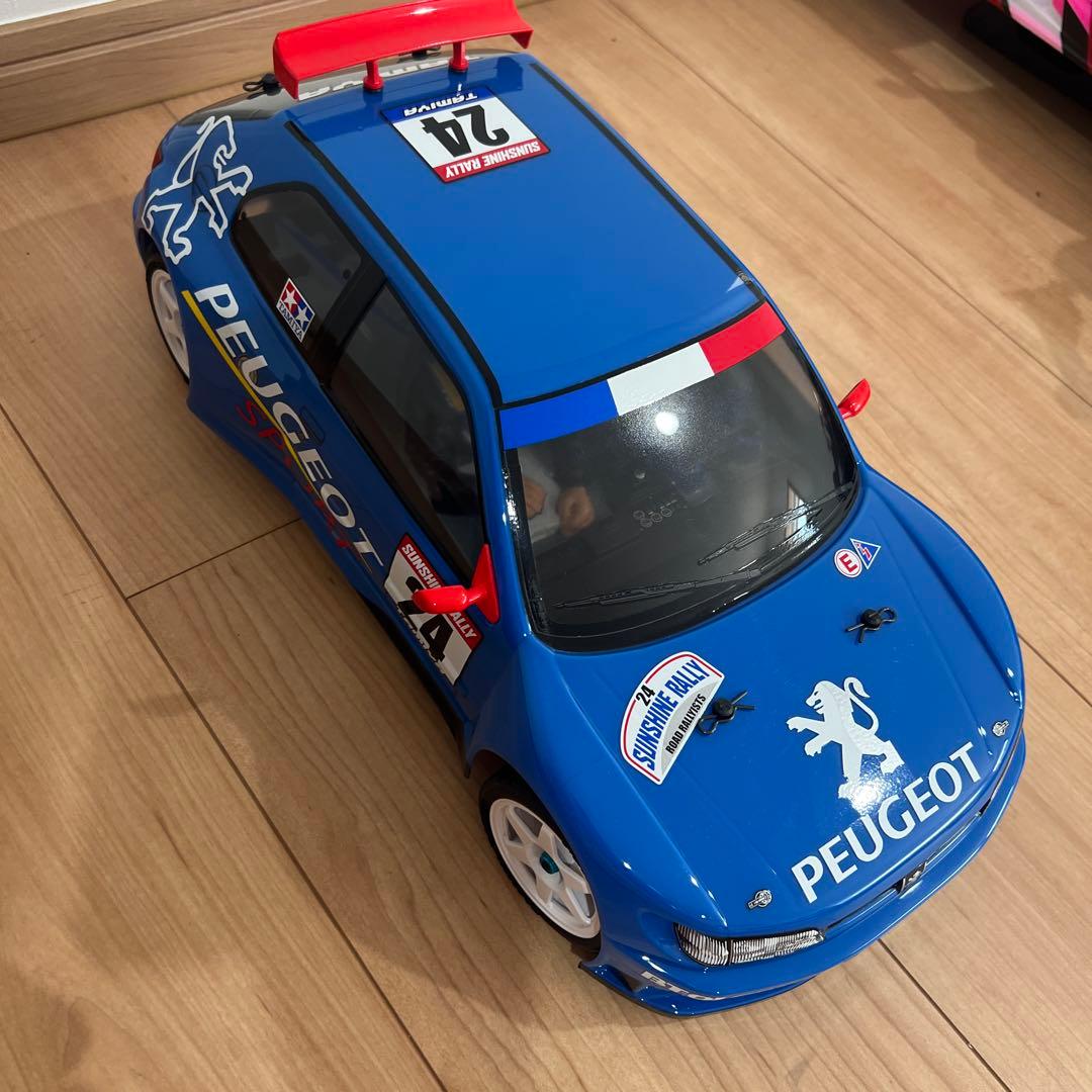 タミヤ　BT-01 プジョー 306 マキシ　メカ付き　完成品