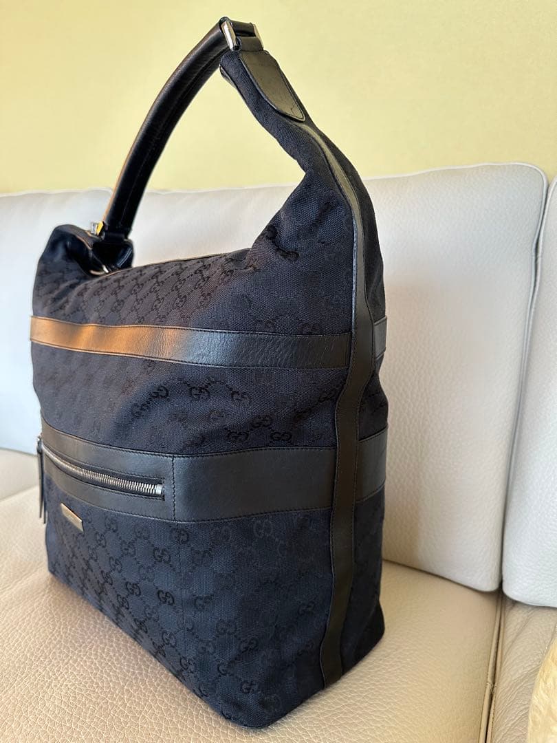 GUCCI グッチ ショルダーバッグ GGキャンバス ブラック 正規品