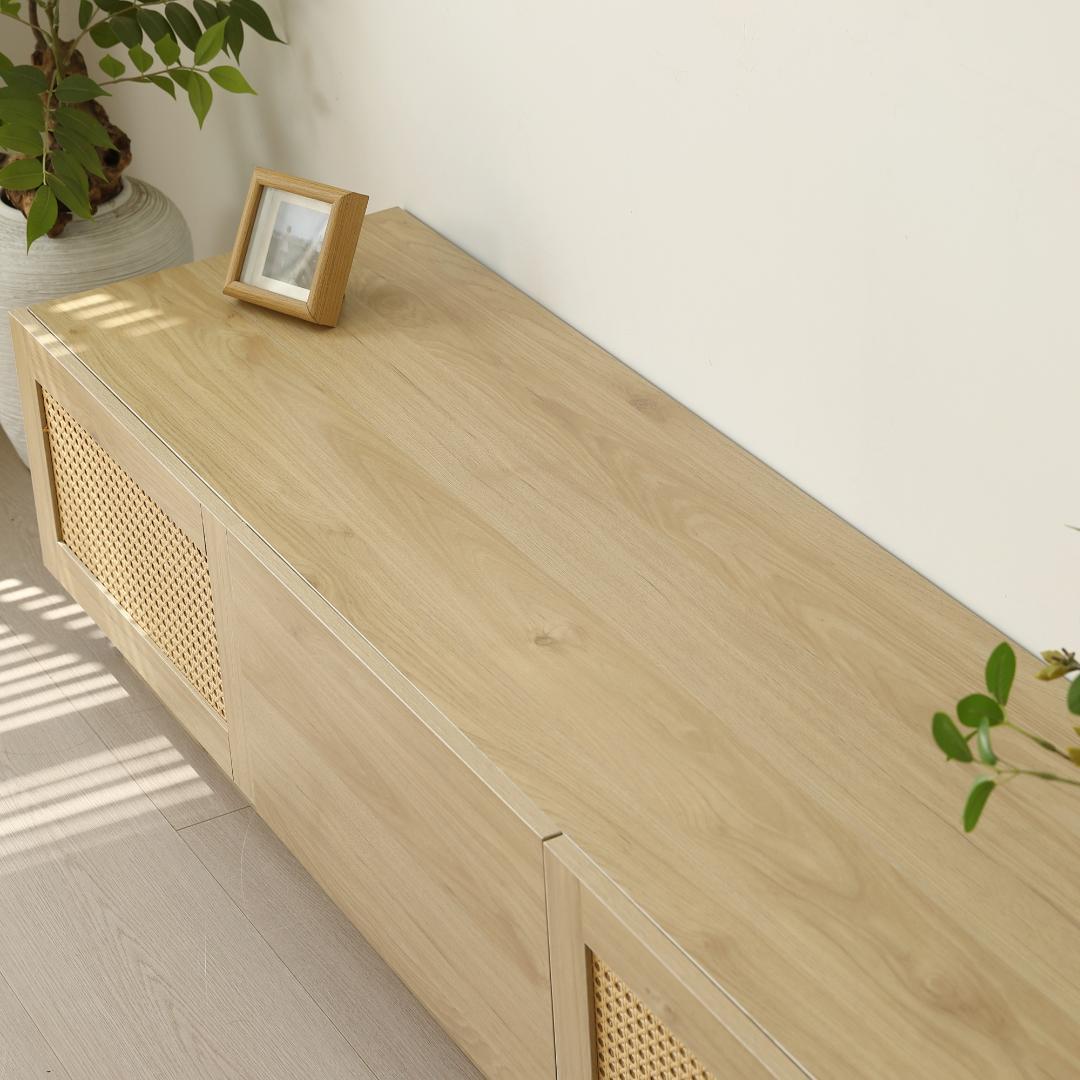 超人気！【幅150cm】テレビ台 ローボード 収納 テレビボード　NATURAL