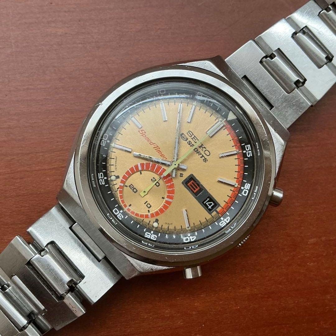 ジャンク セイコー スピードタイマー 6139-7060 希少カラー