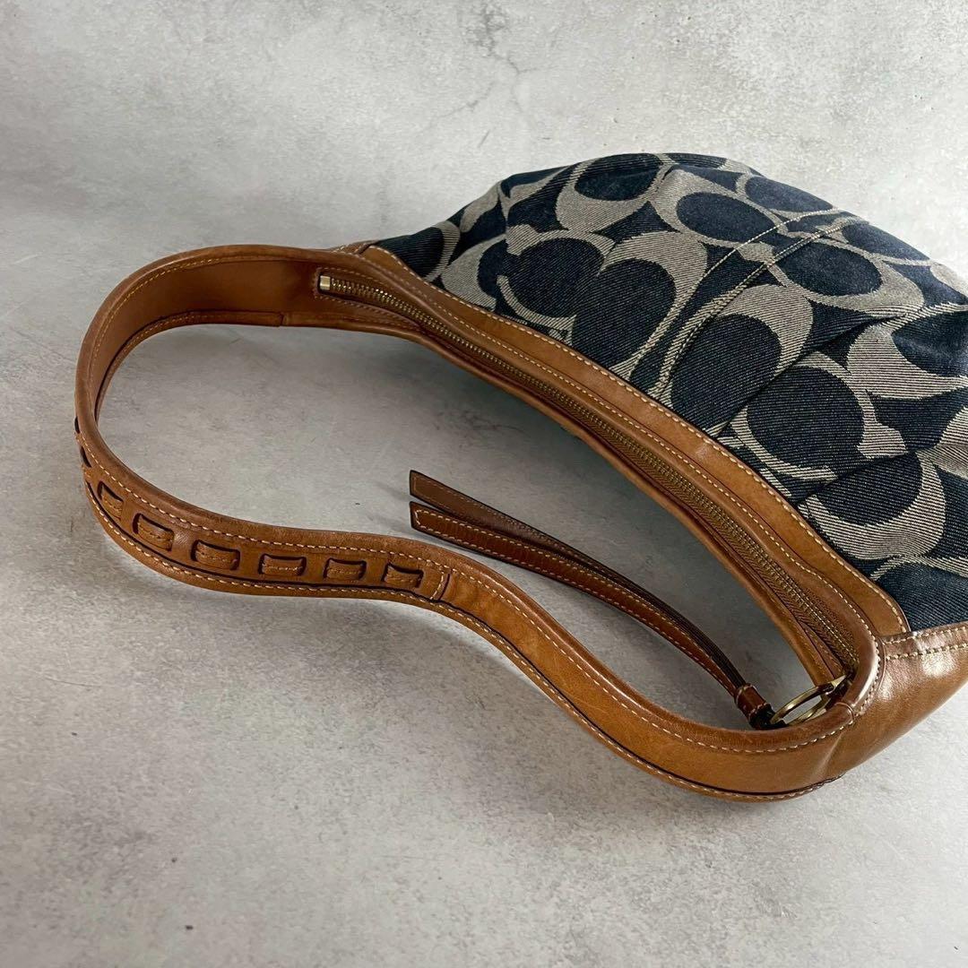 Y2K✨COACH Ergo Signature Denim Shoulder