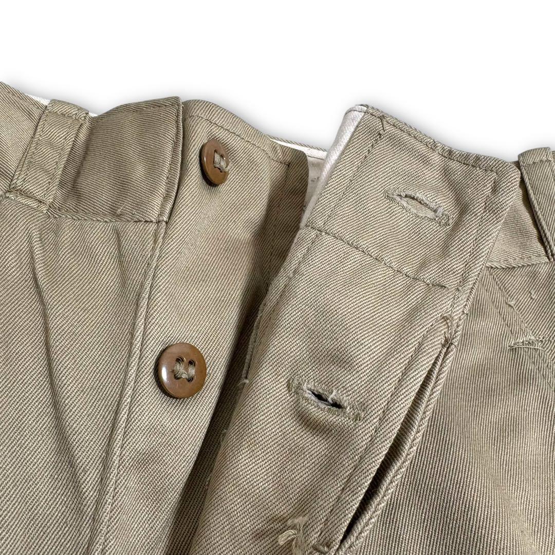 40s 50s US ARMY 尿素ボタン チノ トラウザー パンツ