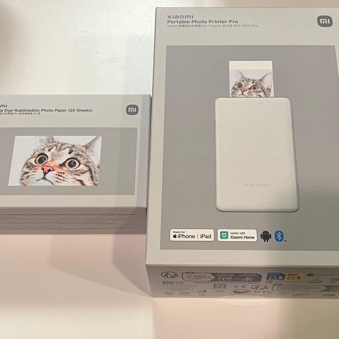 xiaomi(シャオミ) ポータブルフォトプリンターpro　フォトペーパー付き