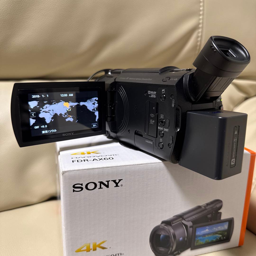 【と】SONY FDR-AX60 4K ハンディカム ビデオカメラ 本体