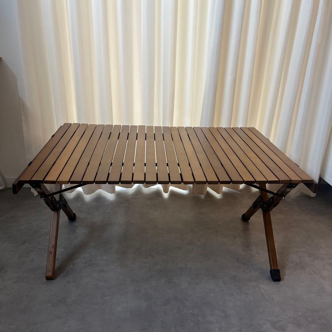 waq フォールディングウッドテーブル　ウォルナット　おまけ付き