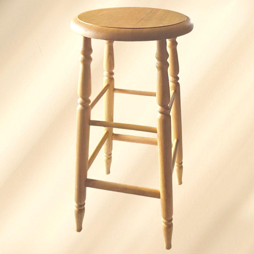 (*)様 francfranc/フランフラン プラードスツールHIGH 天然木