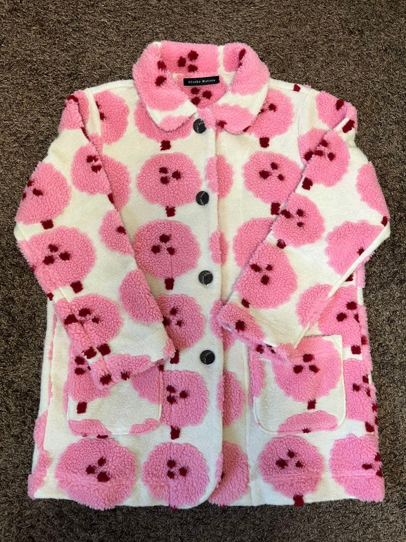 マタノアツコ　Atuko Matsuno フリース　ボア　ガウン　ジャケット