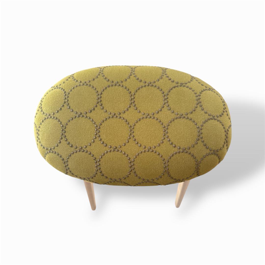 ミナペルホネン生地使用スツール　ハイスツール　キッチンスツール　インテリア　家具