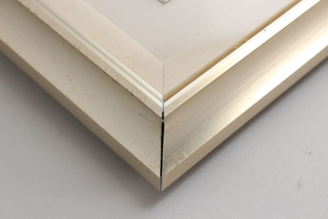 No5300 額装　倉光博之　金銘　「野尻湖」　日本画　6号　風景画　送料無料