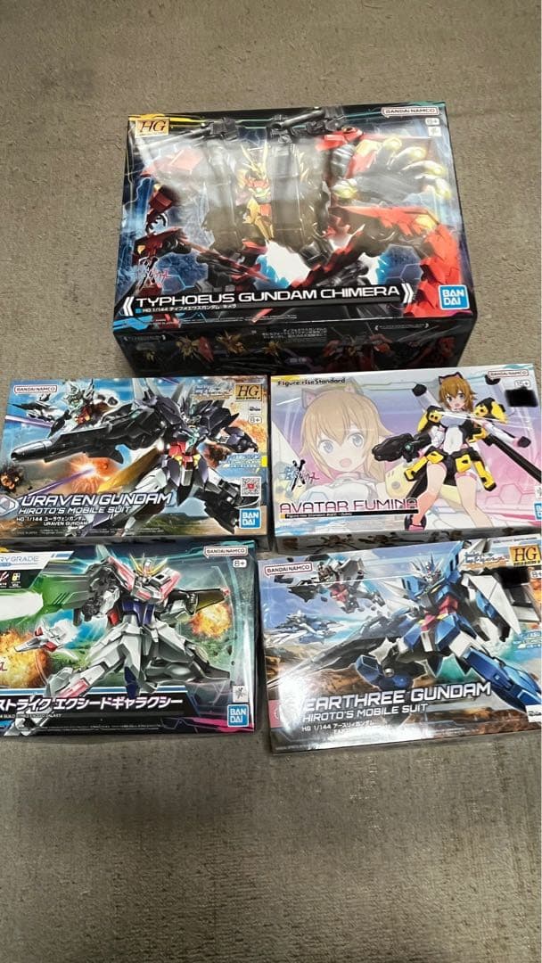 HG 1/144 ガンダム　ビルド　セット