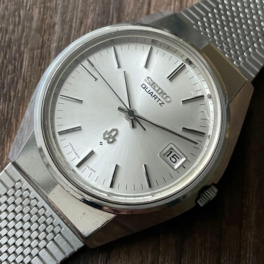 電池交換済　セイコー　オールドクォーツ